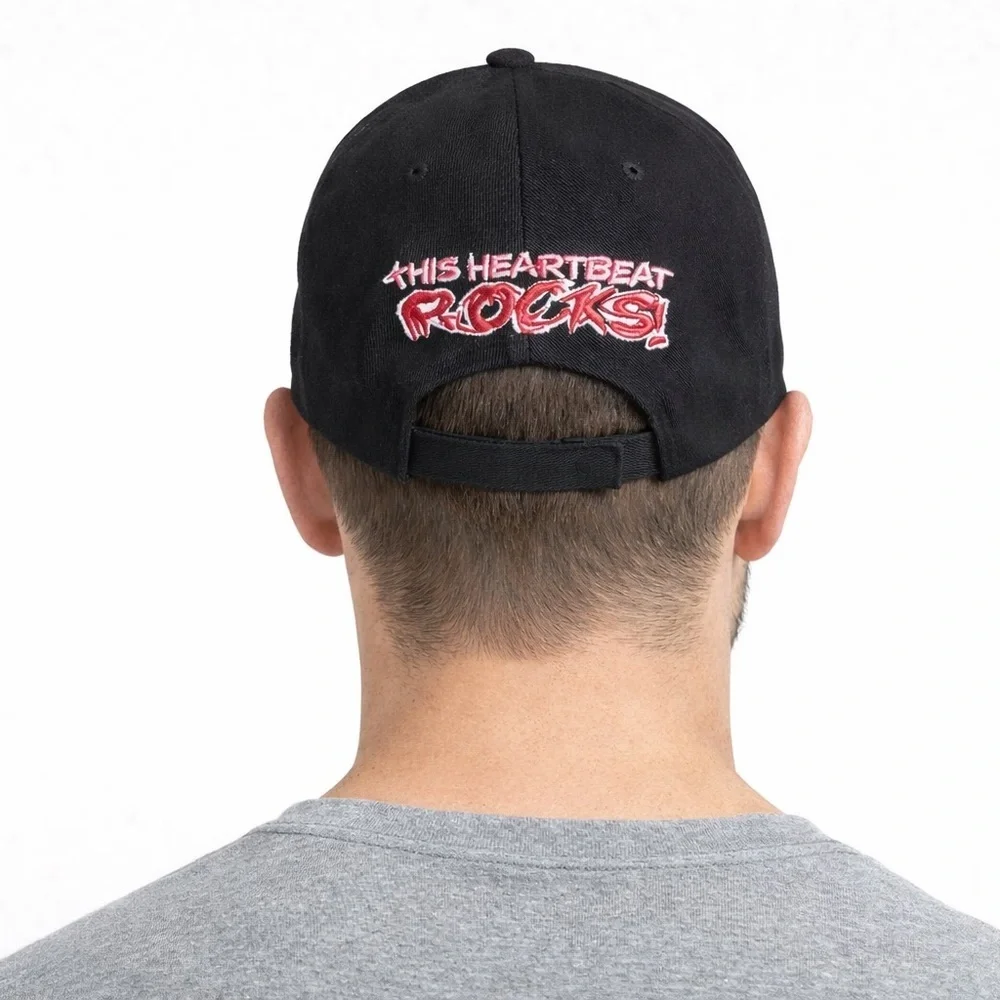 Chevrolet Racing Embroidered Black Red Adjustable Baseball Cap Hat
